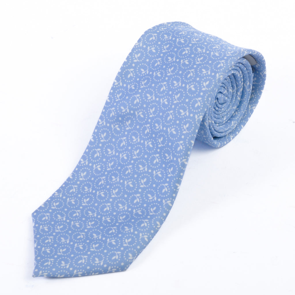 Canali 1934 Blue Geo Print Tie