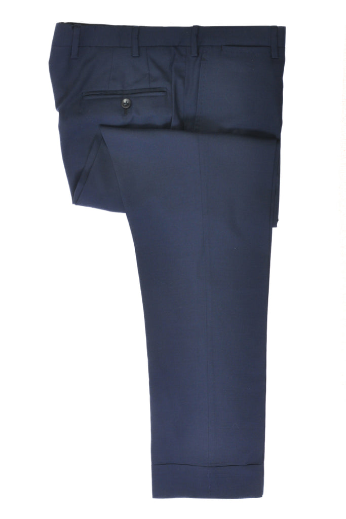 Kiton Slate Blue 14 Micron Natural Stretch Wool Suit