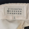 Maison Margiela Navy Blue Cut Waist Dress Pants