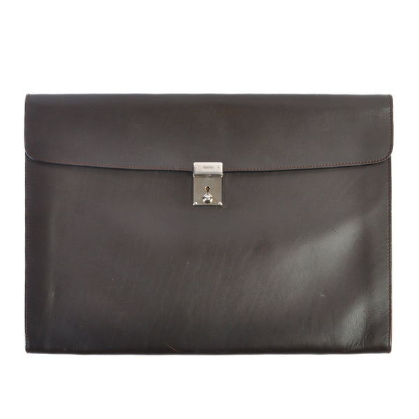 Gucci Brown Leather Portfolio
