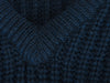 Wolsey Navy Blue Hand Framed V-Neck Sweater