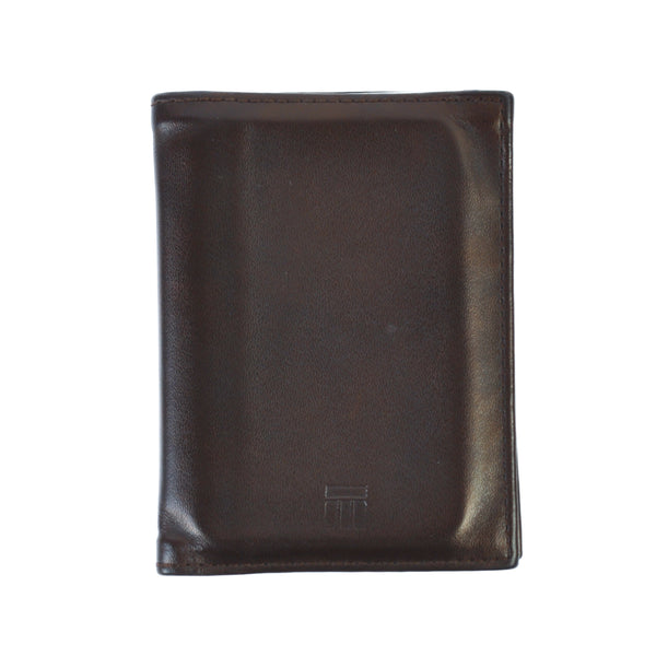 Ettinger Brown Leather Bifold Wallet