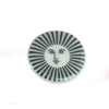 Fornasetti Milano White Ceramic Sun Button Set