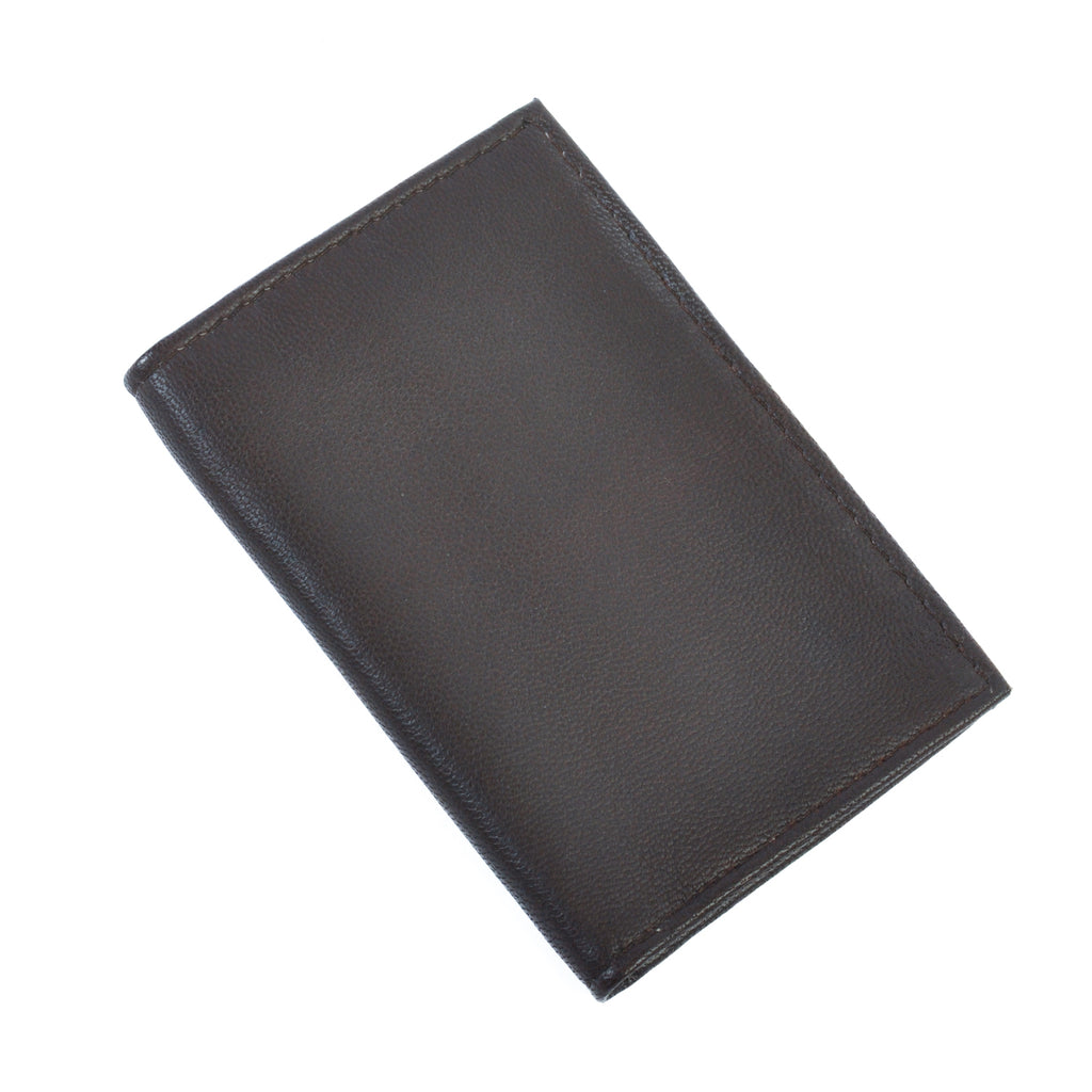 Polo Ralph Lauren Brown Lamb Leather Bifold Wallet