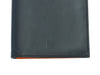 Ettinger Black Leather Long Wallet