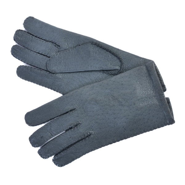Ulisses Lisboa Grey Leather Gloves