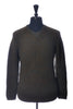 Wolsey Green Hand Framed V-Neck Sweater