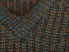 Wolsey Green Hand Framed V-Neck Sweater