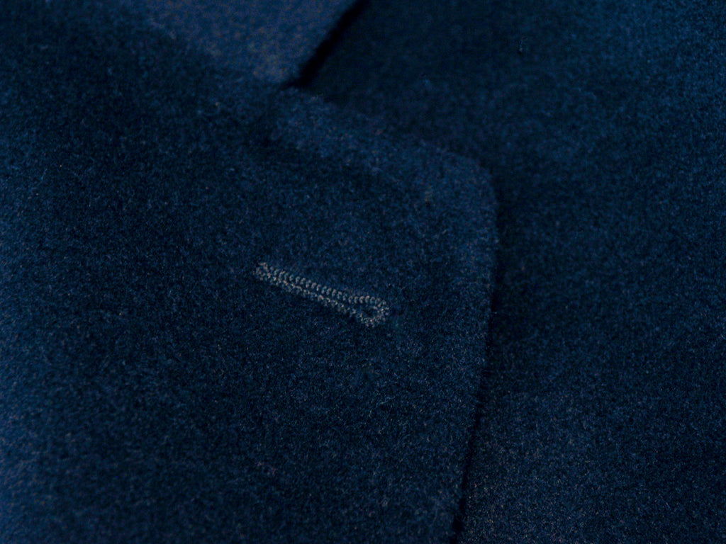 Canali Vintage Black Overcoat