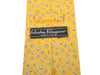 Salvatore Ferragamo Yellow Butterfly Print Tie