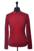 Dunhill Deep Red Long Sleeve Polo Shirt