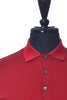Dunhill Deep Red Long Sleeve Polo Shirt