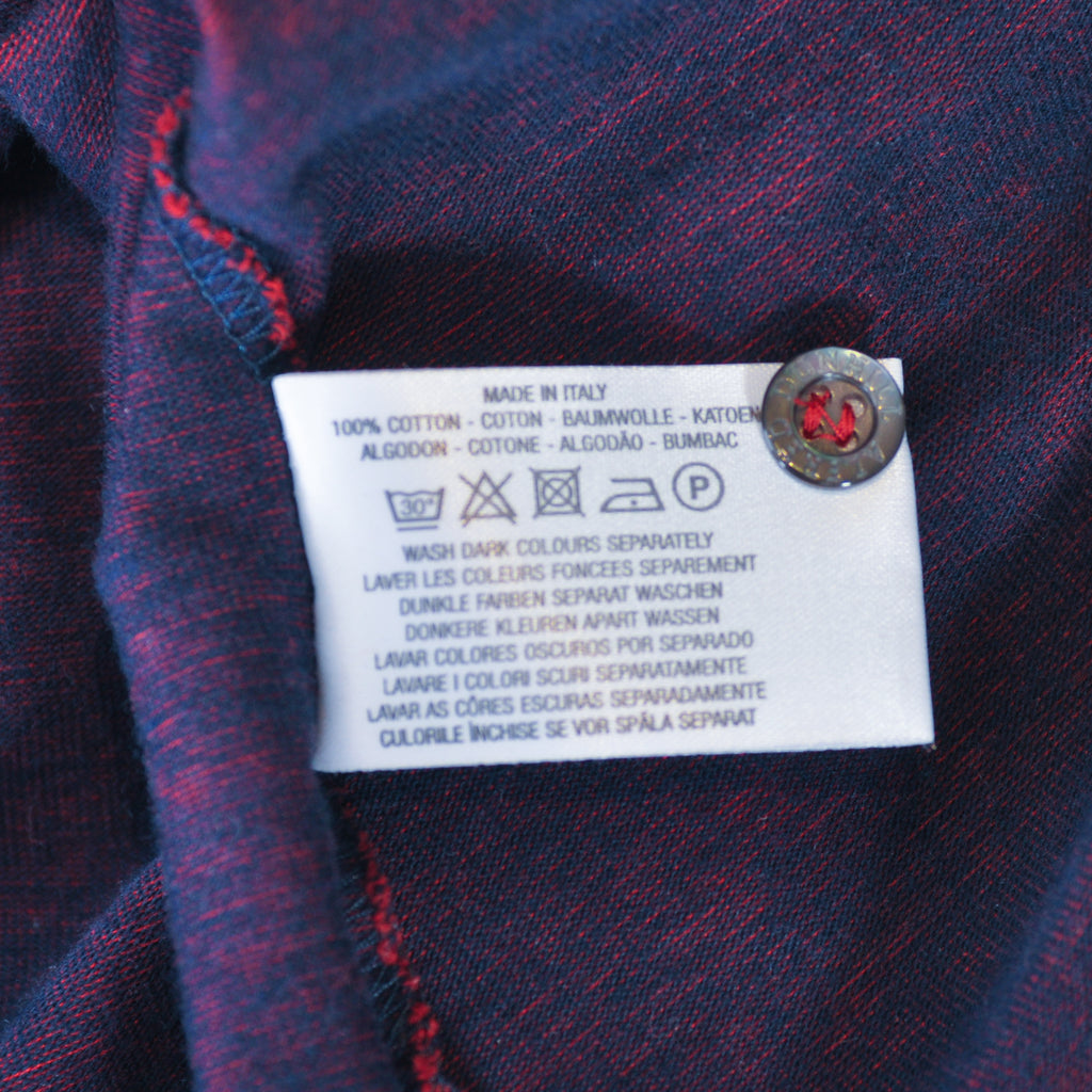 Dunhill Deep Red Long Sleeve Polo Shirt