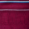 Montagut Burgundy Collared Knit Sweater