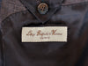 Luigi Bianchi Brown Windowpane Silk Linen Blazer