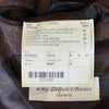 Luigi Bianchi Brown Windowpane Silk Linen Blazer