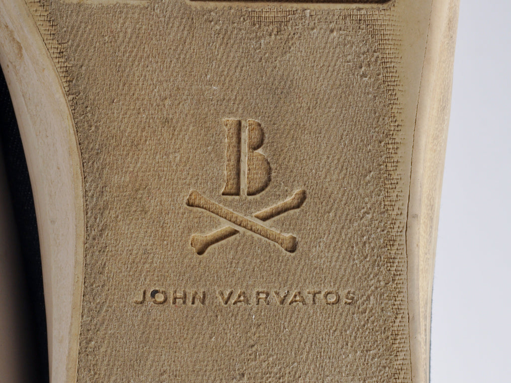 John Varvatos Bootleg Distressed Denim Sneakers