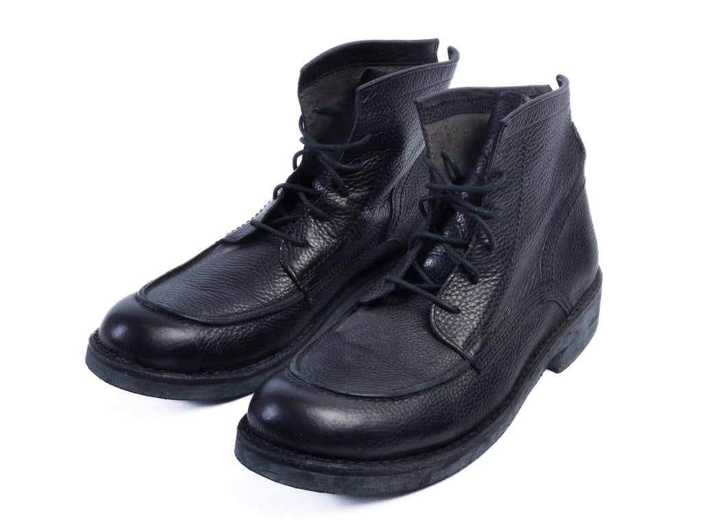 Boemos Black Leather Boots