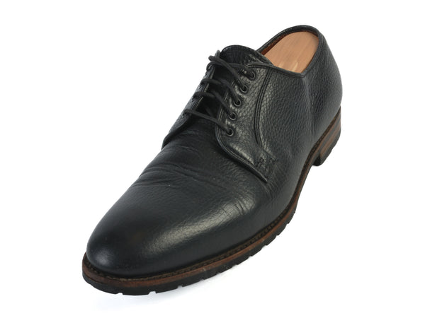 Allen Edmonds Black Textured Leather San Marco Derby