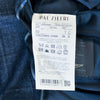 Pal Zileri Blue Check Wool Silk Linen Suit