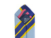 Eton Light Blue Striped English Silk Tie