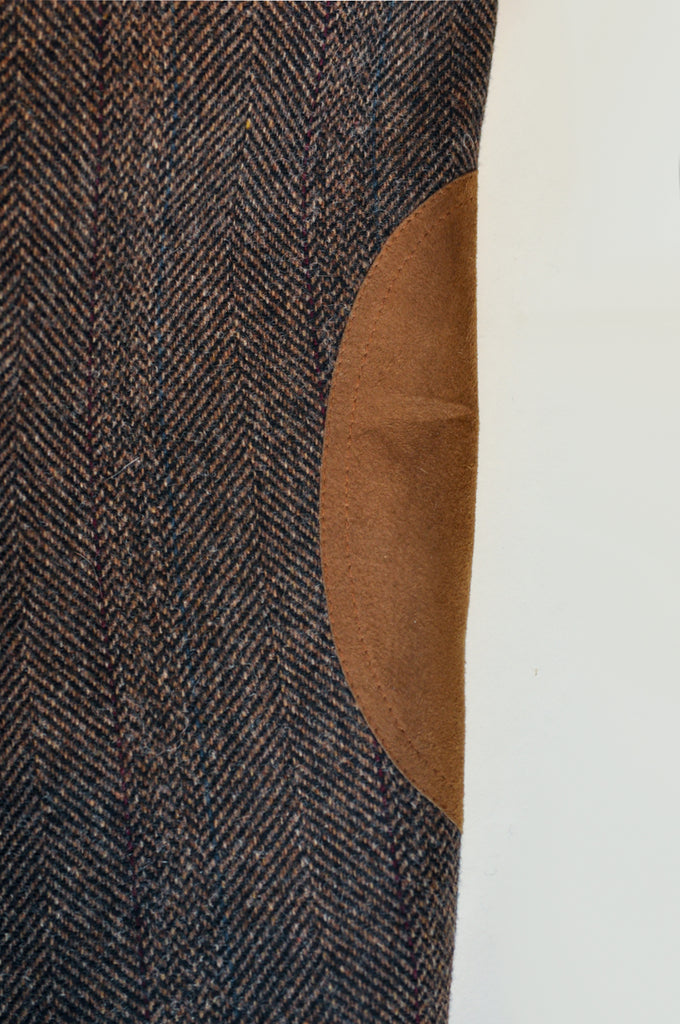 Pendleton Brown Herringbone Tweed Blazer