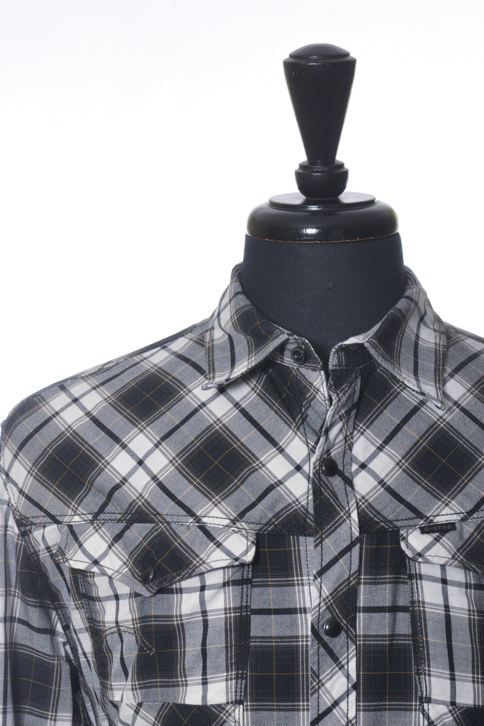 G-Star RAW Black Check Arc 3D Shirt