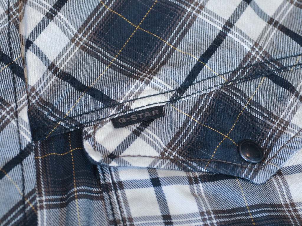 G-Star RAW Black Check Arc 3D Shirt