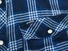 G-Star RAW Blue Check 3301 Slim Western Flannel Shirt