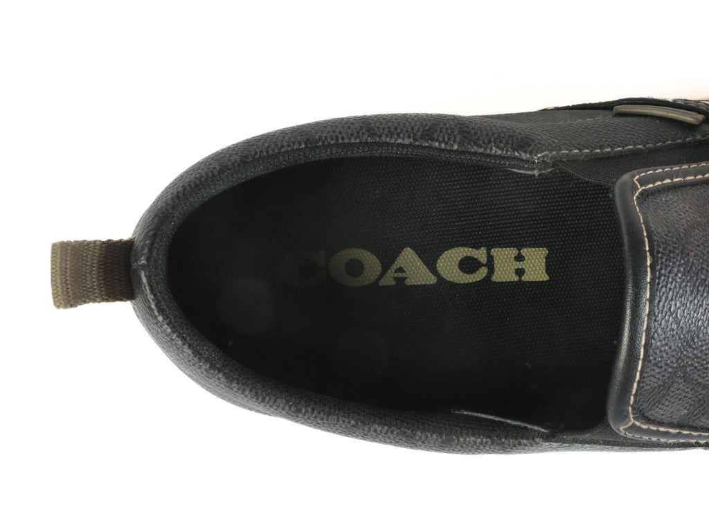 Coach Rexy Dinosaur Signature Canvas Slip-On Sneakers