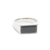 Tom Wood Polished Onyx Silver Peaky Ring