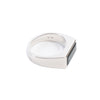 Tom Wood Polished Onyx Silver Peaky Ring