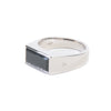Tom Wood Polished Onyx Silver Peaky Ring
