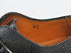 Bontoni NWOB Black Pebbled Leather Monk Strap Shoes