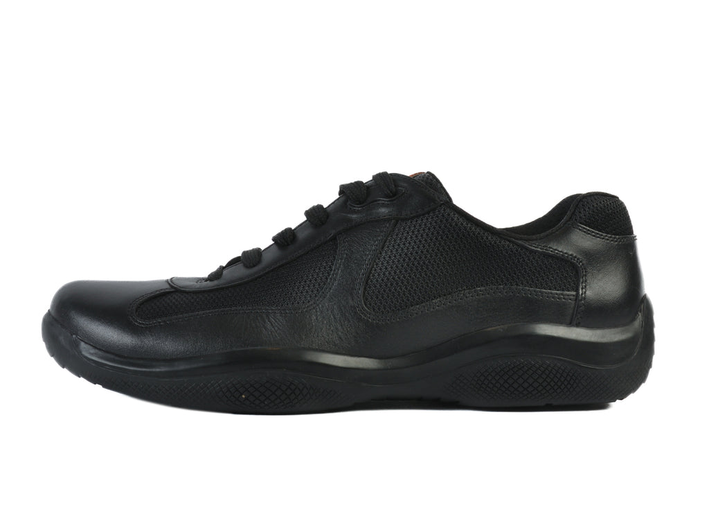 Prada Black Luna Rosa Sneakers