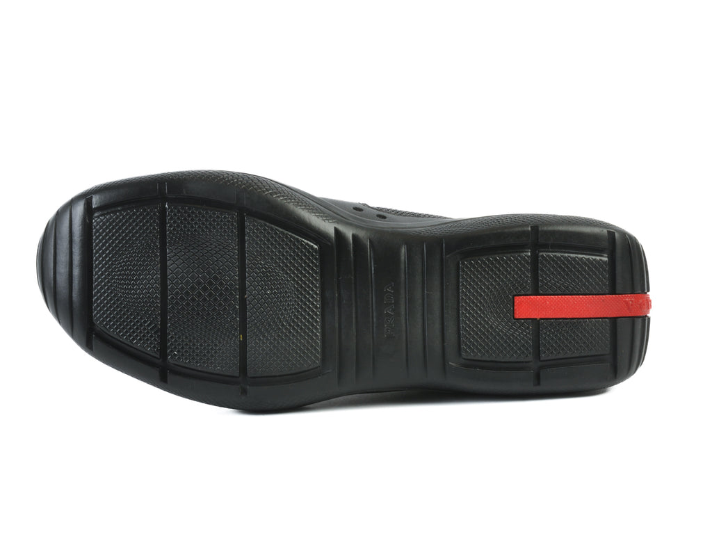 Prada Black Luna Rosa Sneakers