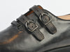 Bontoni Grey Strap Shoes