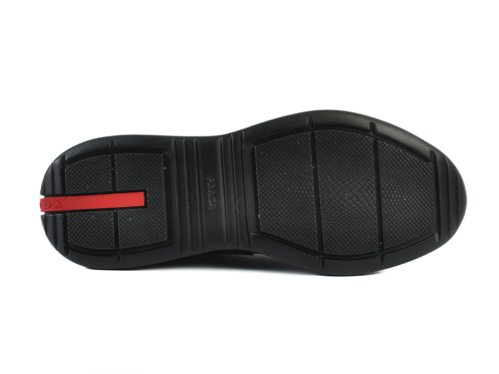 Prada Black Slip-On Sneakers