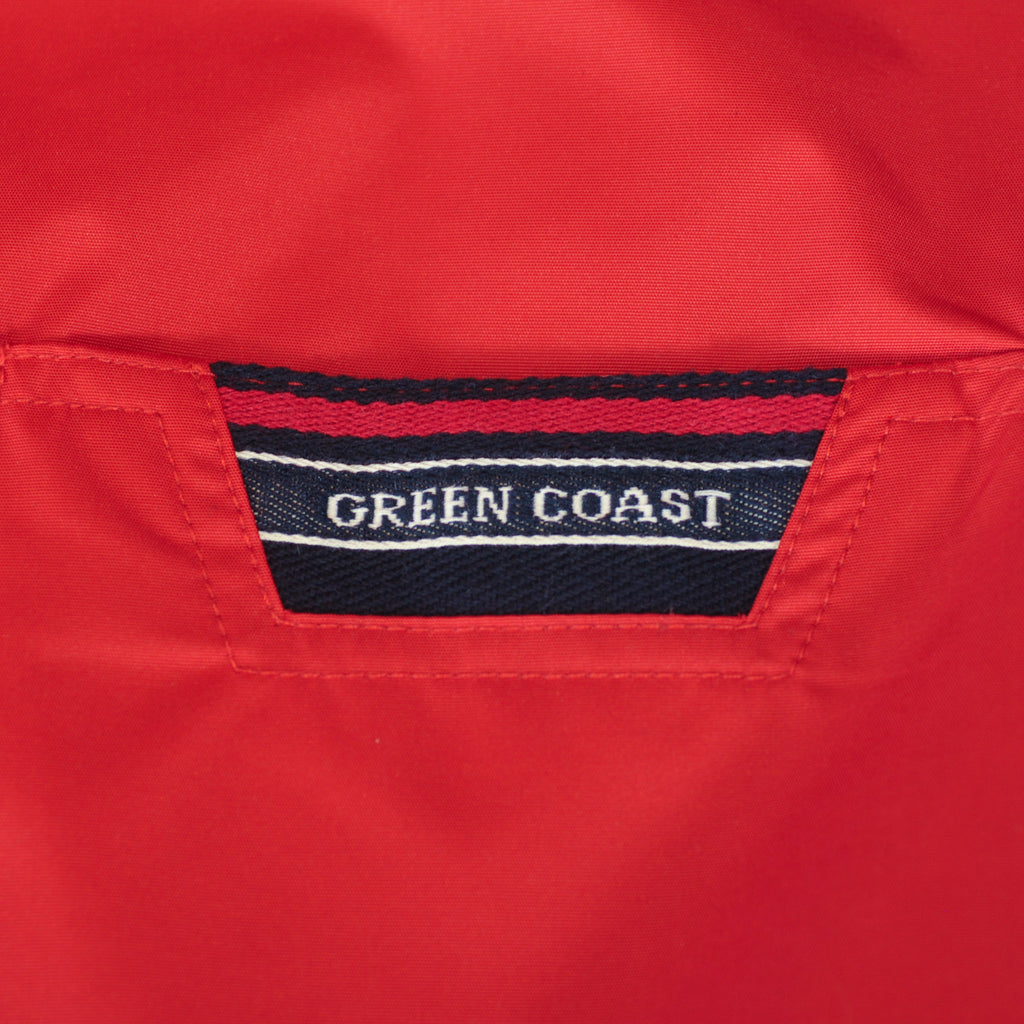 Green Coast Red and Navy Water Repellant Wool Reversible Vest