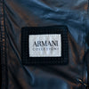 Armani Collezioni Black Graph Shearling Jacket