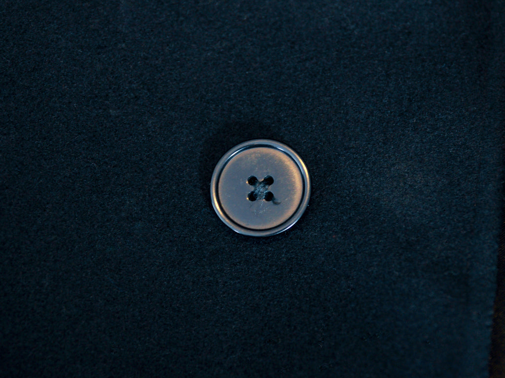 Biella Black Cashmere Blend Overcoat