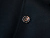 Armani Collezioni Black Water Repellant Twill Overcoat