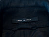 Armani Collezioni Black Water Repellant Twill Overcoat