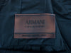 Armani Collezioni Black Water Repellant Twill Overcoat