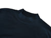 John Smedley Black Merino Wool Mock Neck Sweater