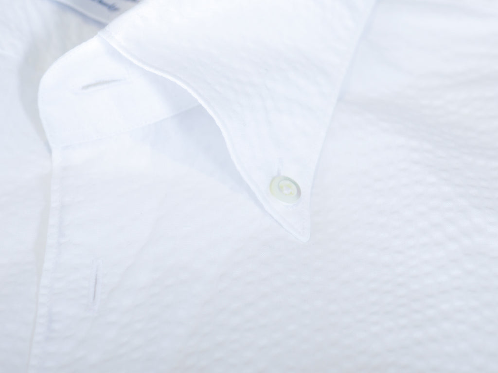 Stenstroms White Seersucker Shirt