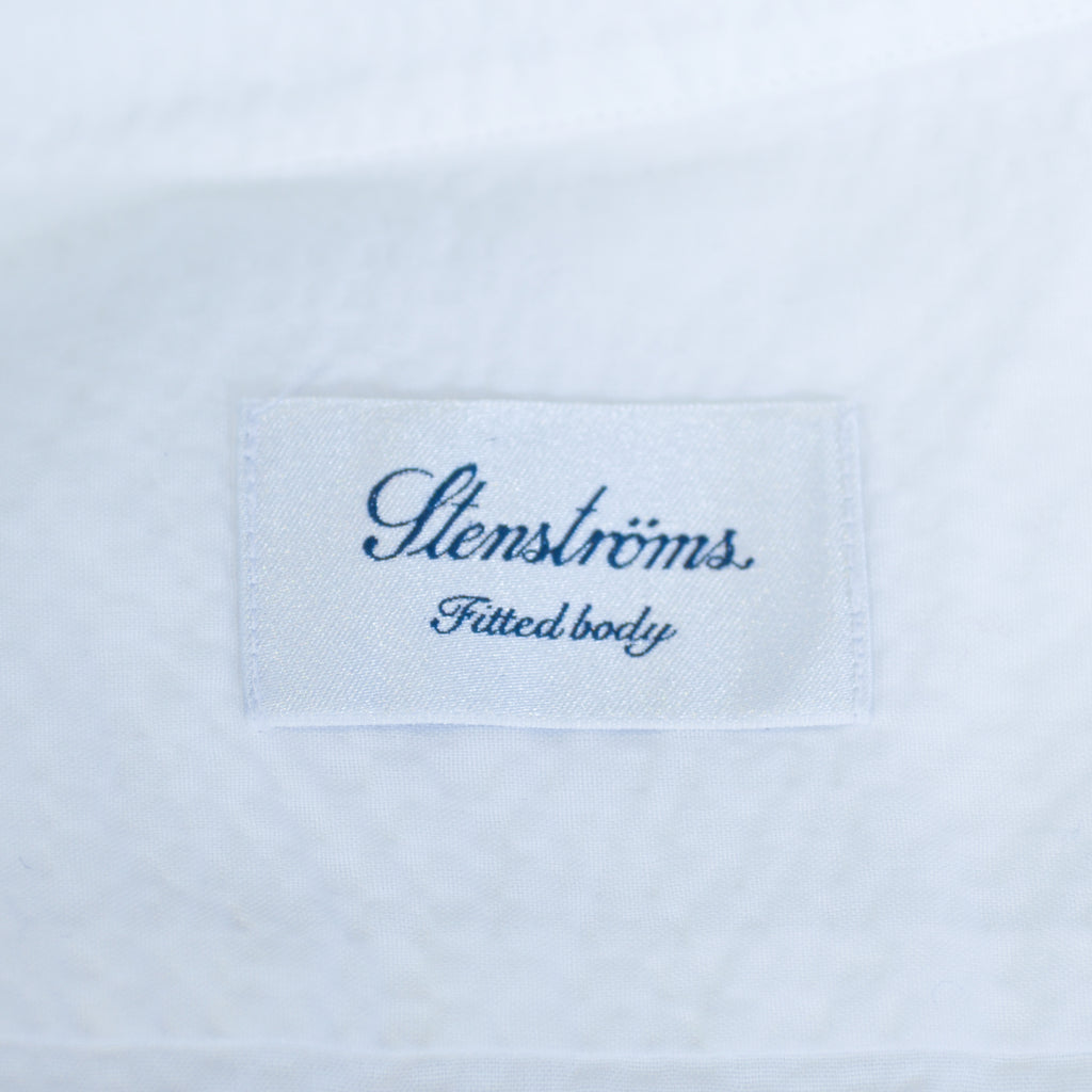 Stenstroms White Seersucker Shirt