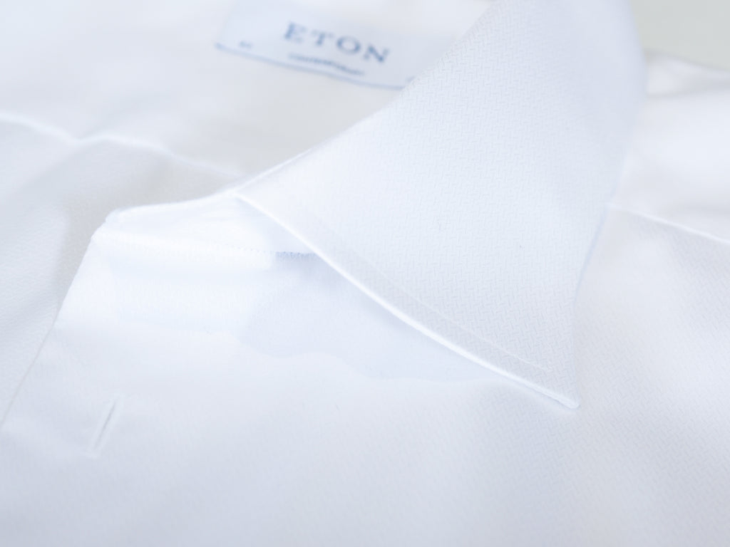 Eton NWT White Twill Contemporary Fit Shirt