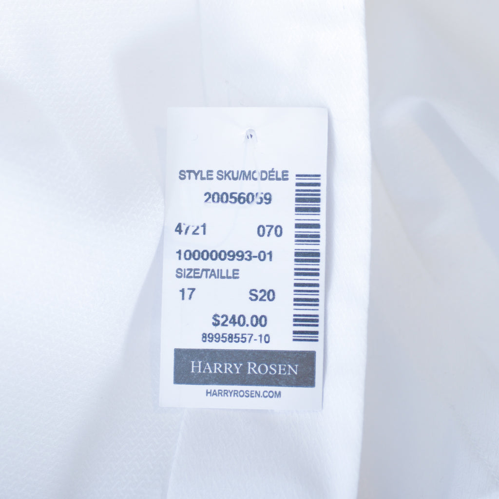 Eton NWT White Twill Contemporary Fit Shirt