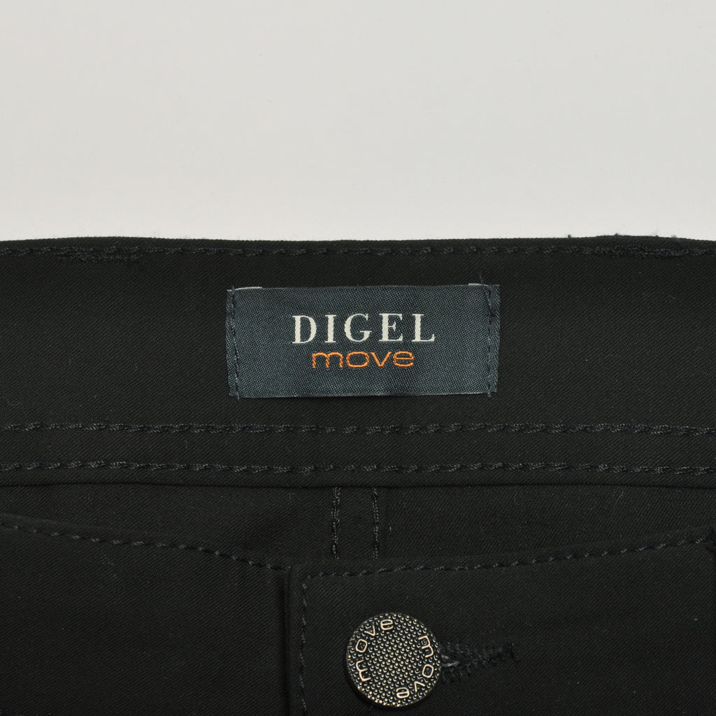 Digel Move Black 5-Pocket Pants at Luxmrkt Mens Luxury Consignment Edmonton luxmrkt.ca luxmrkt.com